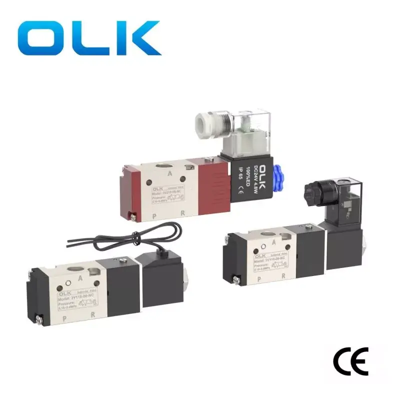 Válvula solenoide serie 3V de 3 vías