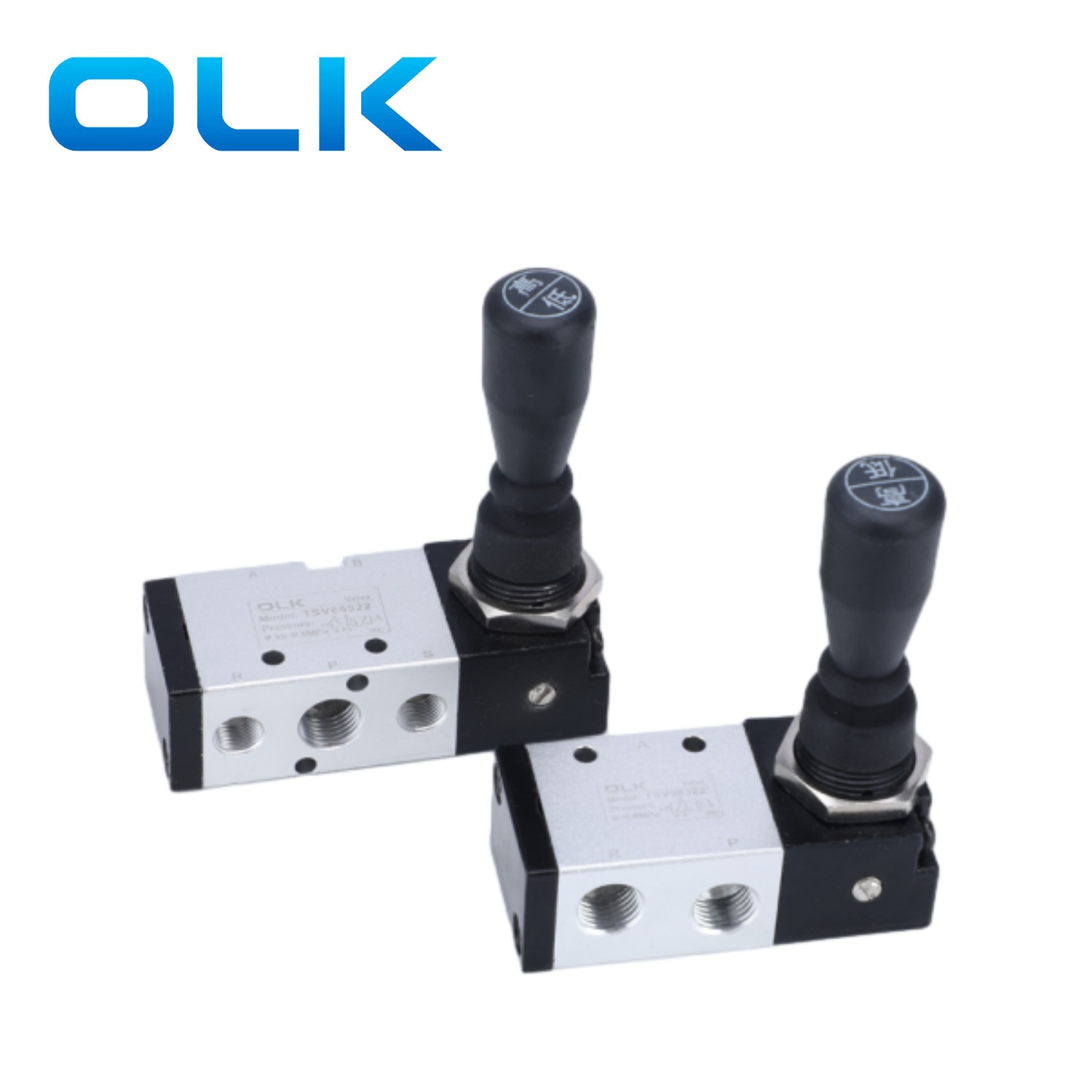 Válvula de palanca serie TSV de 3 vías y 5 vías